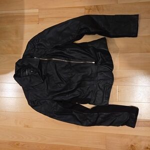 Faux leather jacket